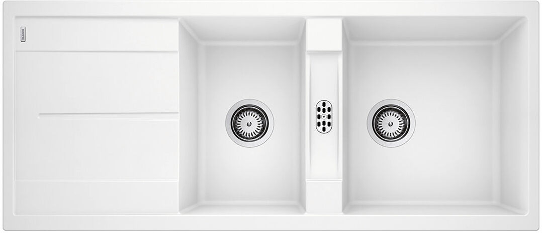 Blanco Metra 1.5 Bowl Inset Kitchen Sink White 450mm L