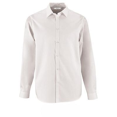 Herren Fischgrat-Hemd Brody | SOLO INVEST FRANCE SAS | Farbe: Weiß | S