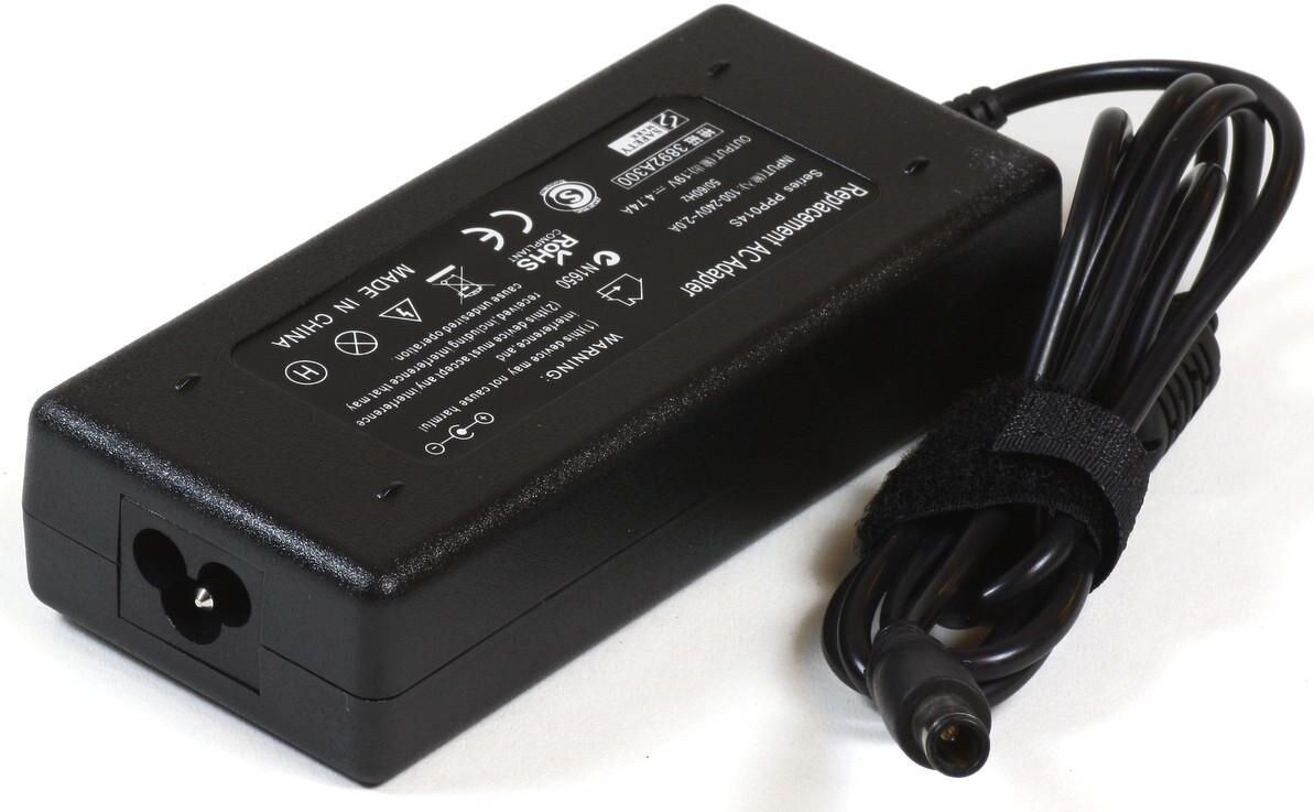CoreParts MUXMBA-00019 65W Power Adapter for HP EliteBook 2530p, 18.5V 3.5A, 7.4 x 5.0mm Plug, with EU Power Cord (Without Dongle)