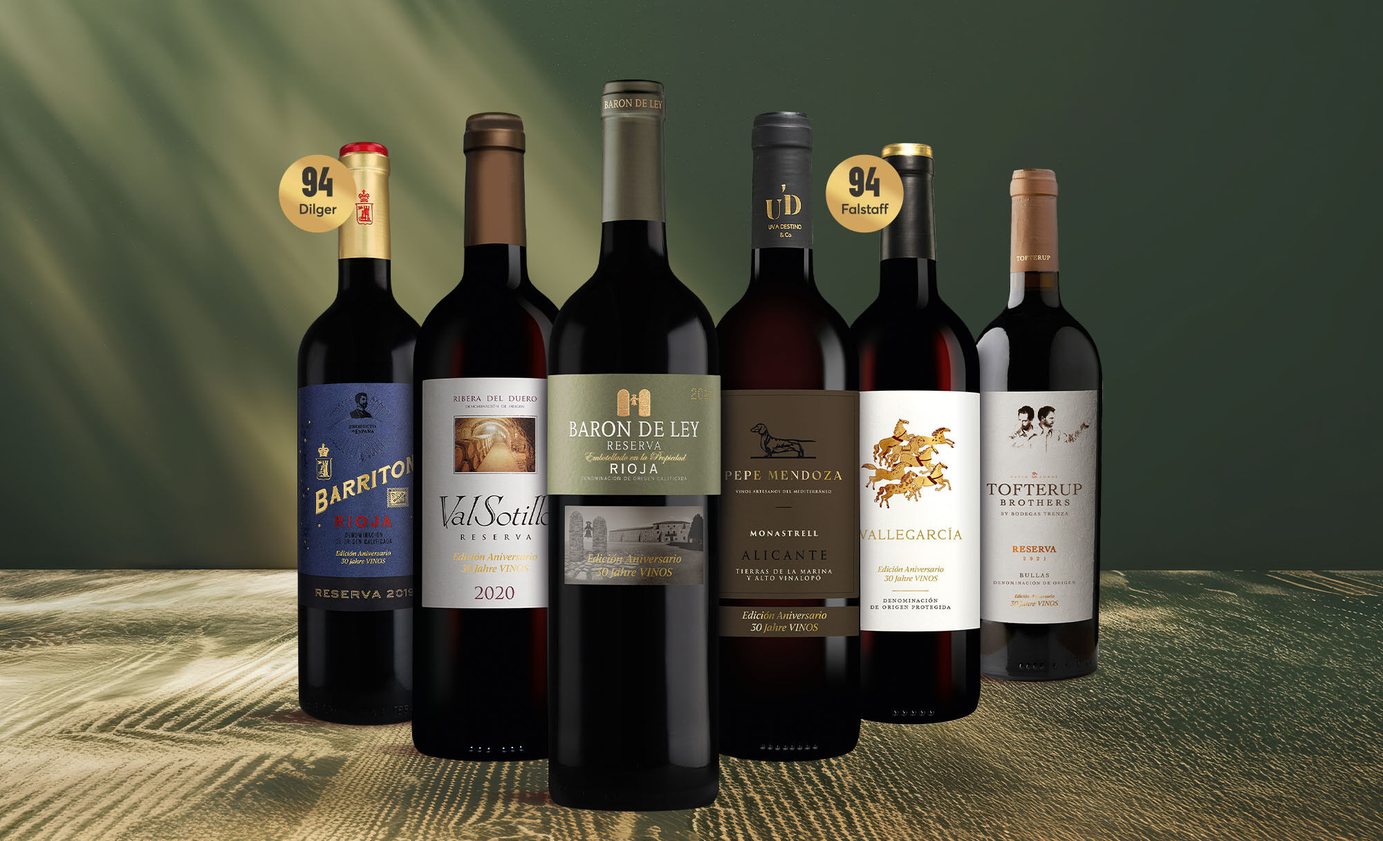 Premium-Aniversario-Paket Weinpaket  aus Spanien