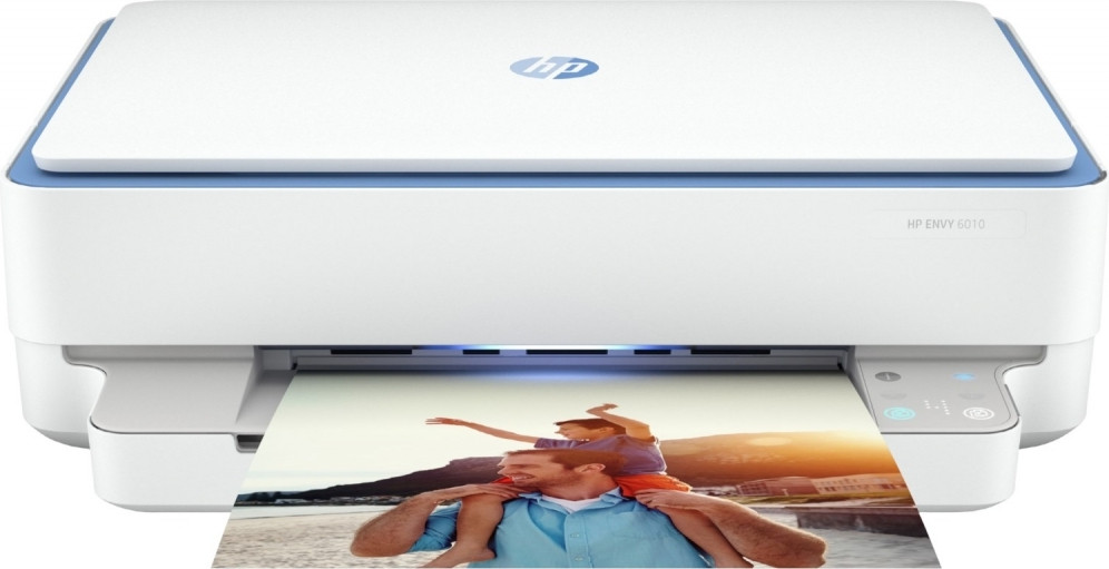HP ENVY 6010 Draadloze All-in-one Kleurenprinter voor Fotodruk, Scannen en Kopiëren, A4