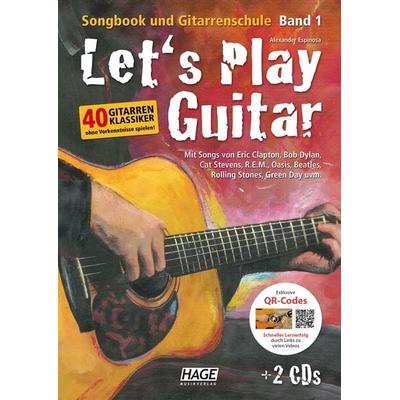 Let's Play Guitar - Band 1 mit 2 CDs und QR-Codes -