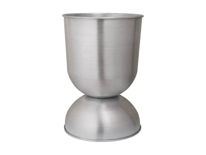 Ferm Living Cache-pot Hourglass grand Ø50 cm Aluminium