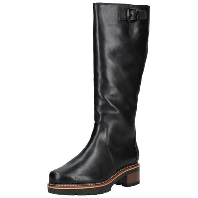 Stiefel HÖGL "Högl Stiefel Leder", Damen, Gr. 39, schwarz, Leder, Schuhe Stiefel