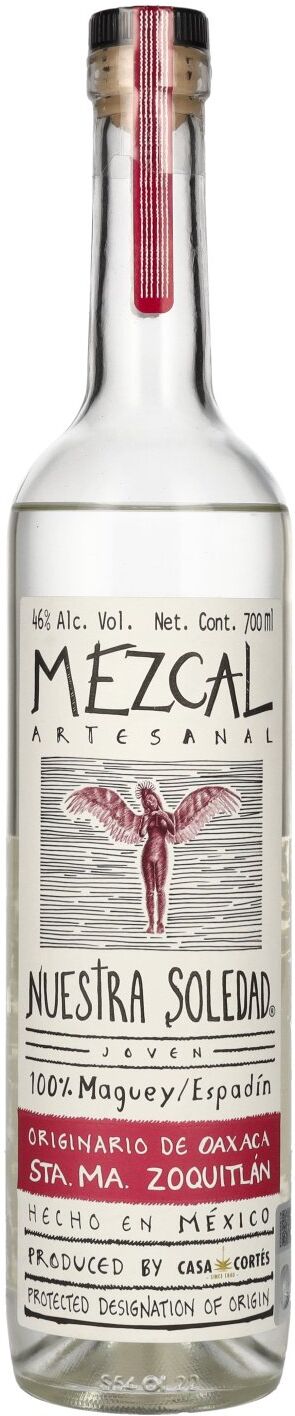 Nuestra Soledad Mezcal Joven STA. MA. ZOQUITLÁN 46% Vol. 0,7l