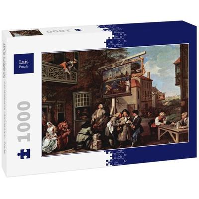 Lais Puzzle William Hogarth - Gemäldeserie »Wahlzyklus«, Szene: Wahlpropaganda 1000 Teile