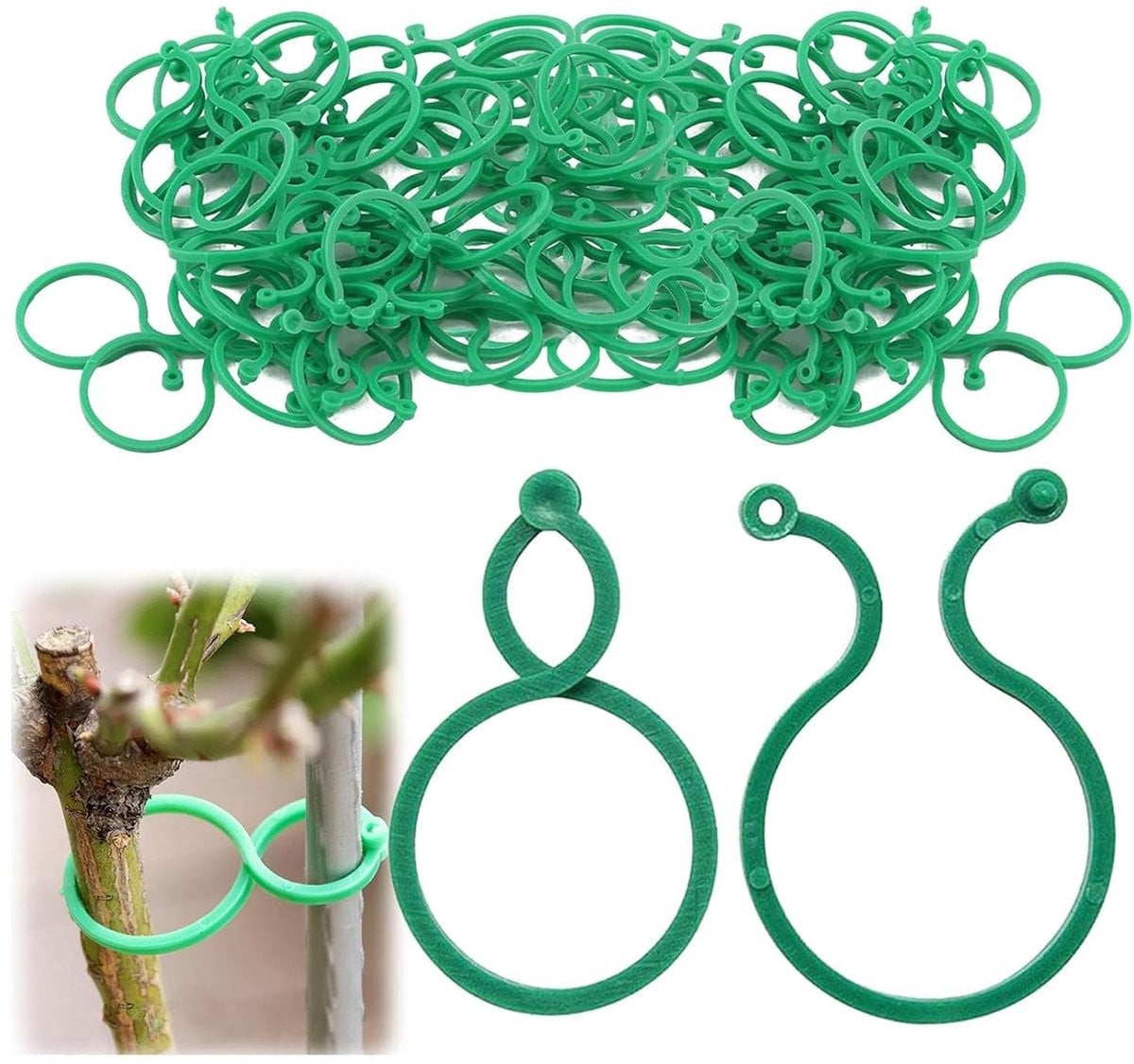 Dailygoods Plantenclips 200 stuks