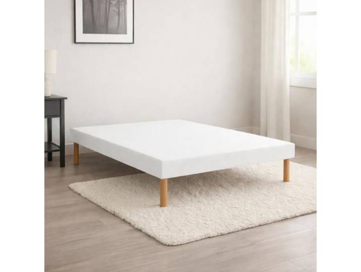 Sommier Essenzia TRADITION GRAPHIC 13cm Blanc 90x200 Lattes