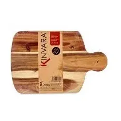 Kinvara Holzschneidebrett, Schneidebrett, Braun, Schwarz