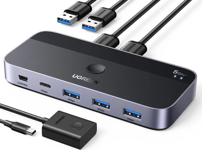 UGREEN USB 3.0 Sharing Switch 2-in-4 Out