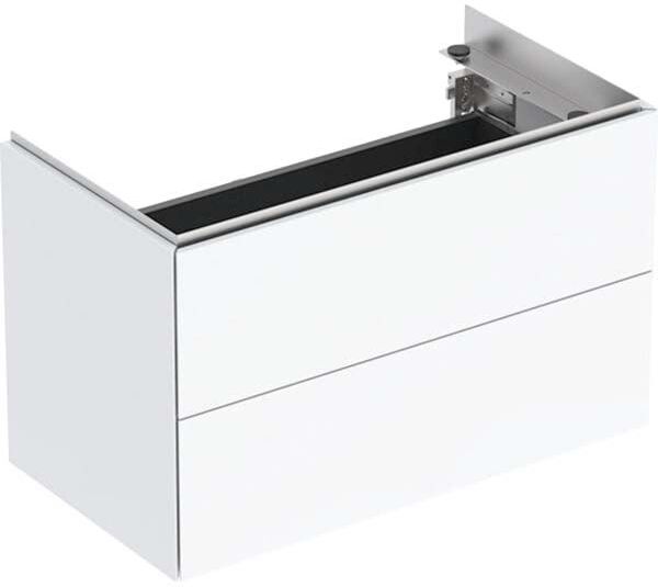 Geberit One meuble sous lavabo 500381011 2 portes, 74,4x46,5x39,6 cm, blanc brillant