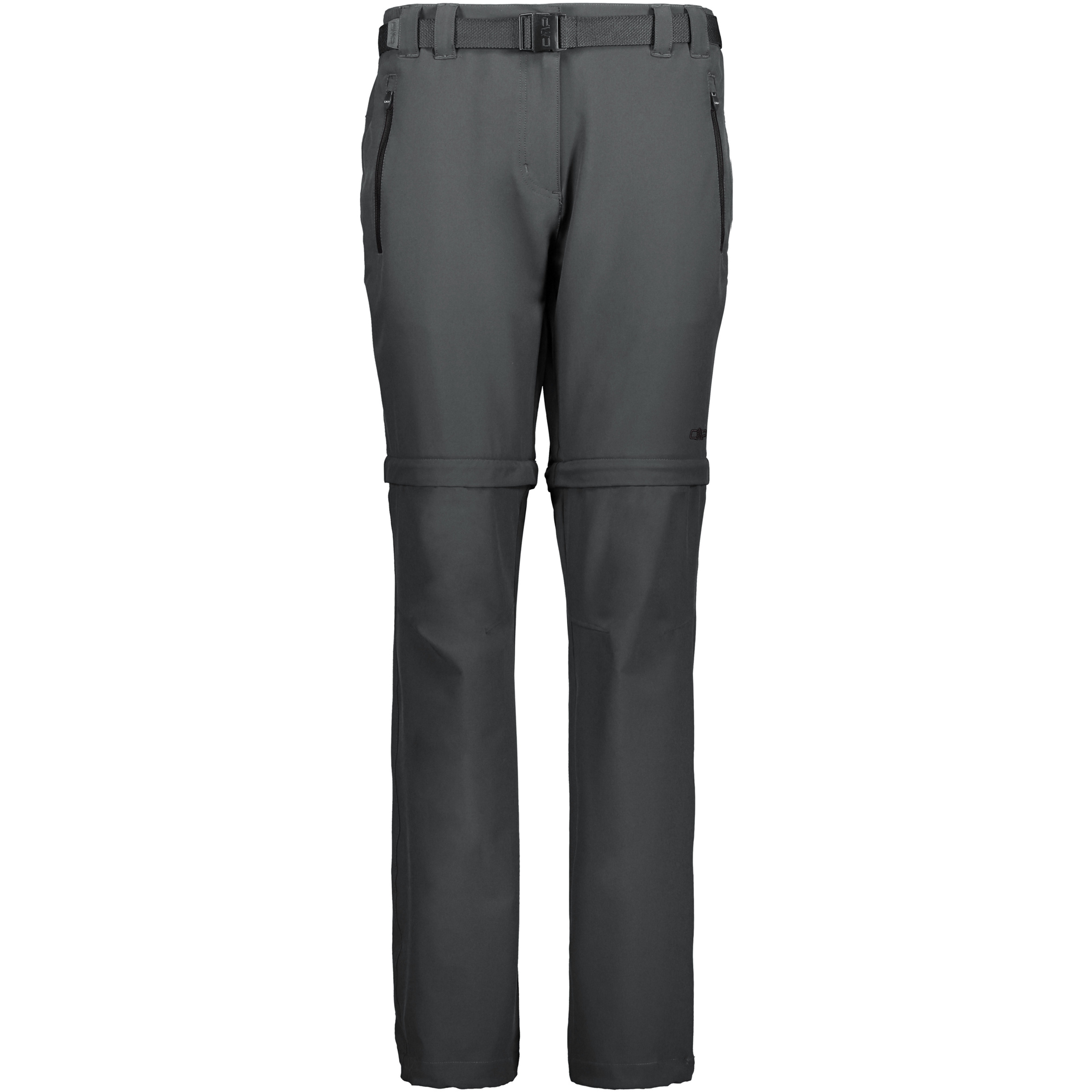 CMP Trekking Zip Off Hose Kinder Zip-Hosen grau Größe 104 Camping Atmungsaktiv