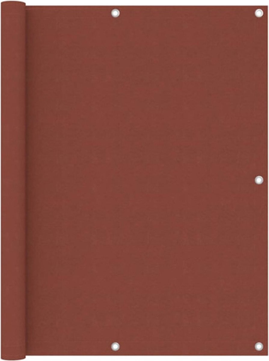 vidaXL Balkonscherm Oxford stof terracotta B: 300 cm, H: 120 cm