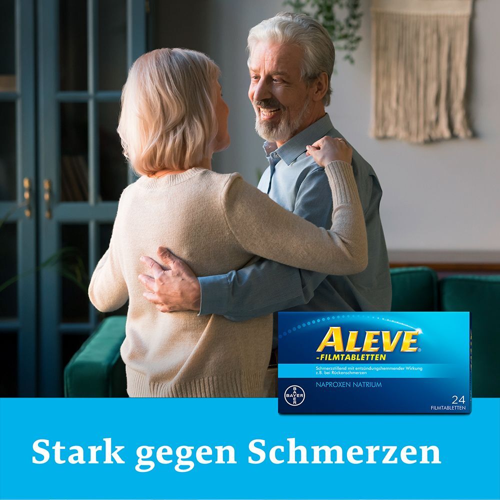 Aleve® Filmtabletten bei Körper- und Rückenschmerzen 24 St 24 St Filmtabletten