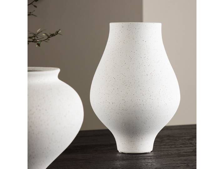 Vase 18 cm Ø 18cm Noir/Noir