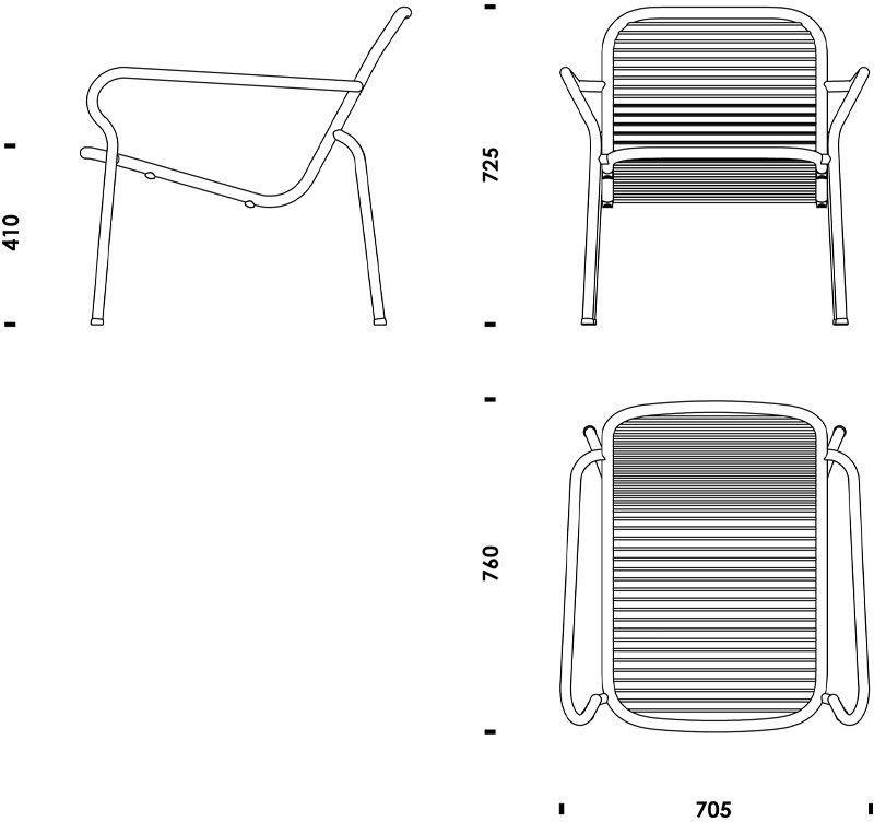Normann Copenhagen Lounge-Sessel (dunkelgrün) dunkelgrün