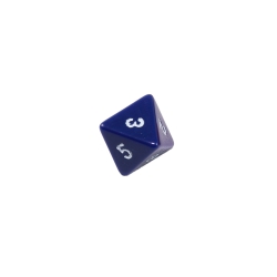Halmakegel.com 8-seitiger Würfel - Oktaeder - W8 - dunkelblau 257660