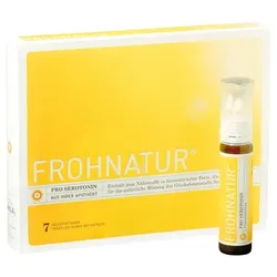 FROHNATUR Pro Serotonin Trinkfläschchen m.Kapseln 7 St