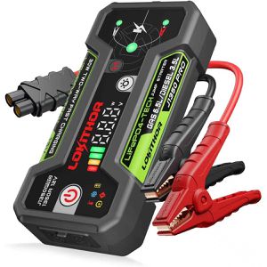 Lokithor Starthilfe-Powerbank J1350 PRO, LiFePO4, 3 in 1, 12V, 1350A Spitzenstrom, mit Arbeitsleuchte, Kapazität 12000mAh
