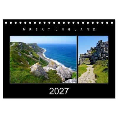 Great England 2027 (Tischkalender 2027 DIN A5 quer), CALVENDO Monatskalender