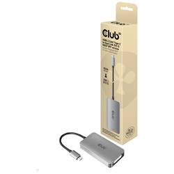 club3D CAC-1510-A USB-C® / DVI Adapter [1x USB-C® - 1x DVI] Silber 24.5 cm