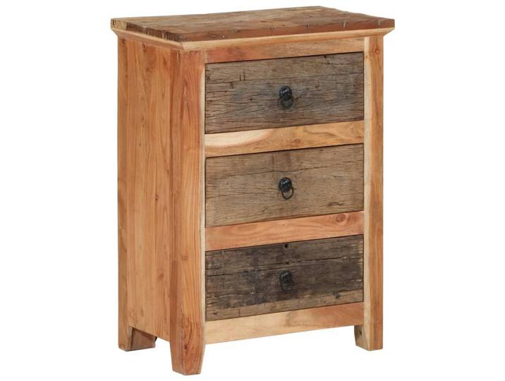 vidaXL Beistellschrank Beistellschrank 55x33x75 cm Massivholz (1-St)