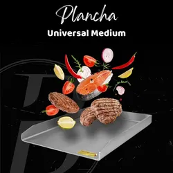 Plancha | Grillplatte | Edelstahl V2A | Universal Medium | 30x40cm