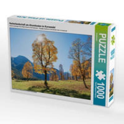 CALVENDO Puzzle Herbstlandschaft am Ahornboden im Karwendel 1000 Teile Lege-Größe 64 x 48 cm Foto-Puzzle Bild von SusaZoom