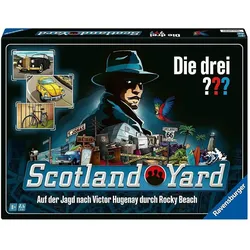 Ravensburger Die drei??? Scotland Yard - Gesellschaftsspiel & Brettspiel ab 8 Jahre (Deutsch, 2 - 6 Spieler)