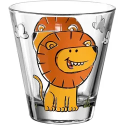6er-Set Leonardo Wasserglas Bambini 215 ml Glas Bunt