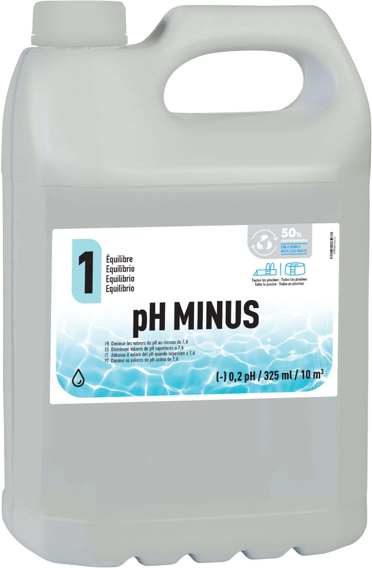 Gre' RIDUTTORE DI PH GRE ECO LIQUIDO 5 l PER PISCINE