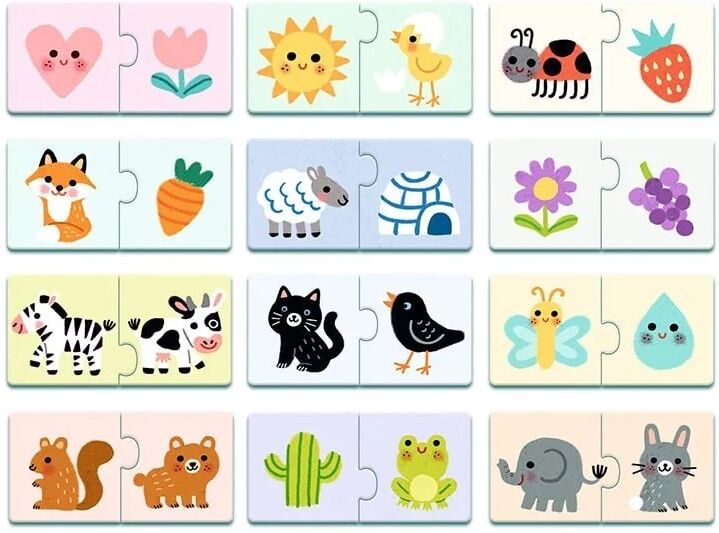 Puzzle Duo Couleurs - Djeco