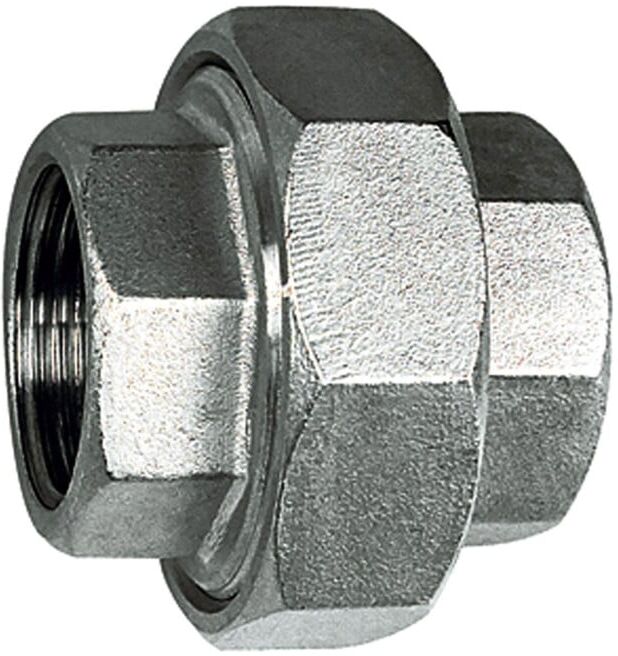 Riegler Raccord double filetage, étanchéité plate, G 2 i., ES 1.4408 (273.09-ES)