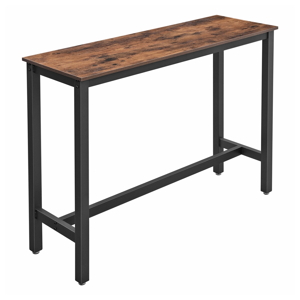 VASAGLE Schmaler Bartisch im Industriestil B34LBT12X
