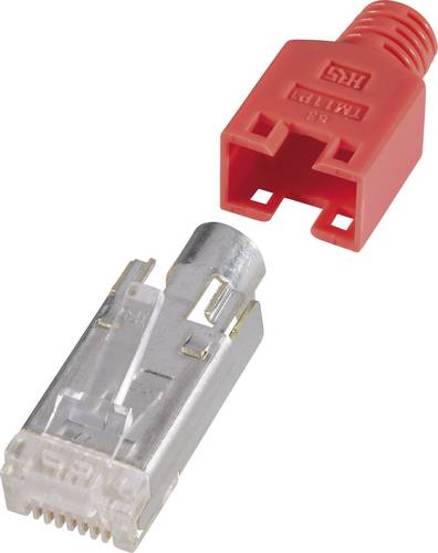 Hirose Electronic RJ45-Steckverbinder, geschirmt CAT5e HRS8RT10 Stecker, gerade Pole: 8P8C Rot 10St.