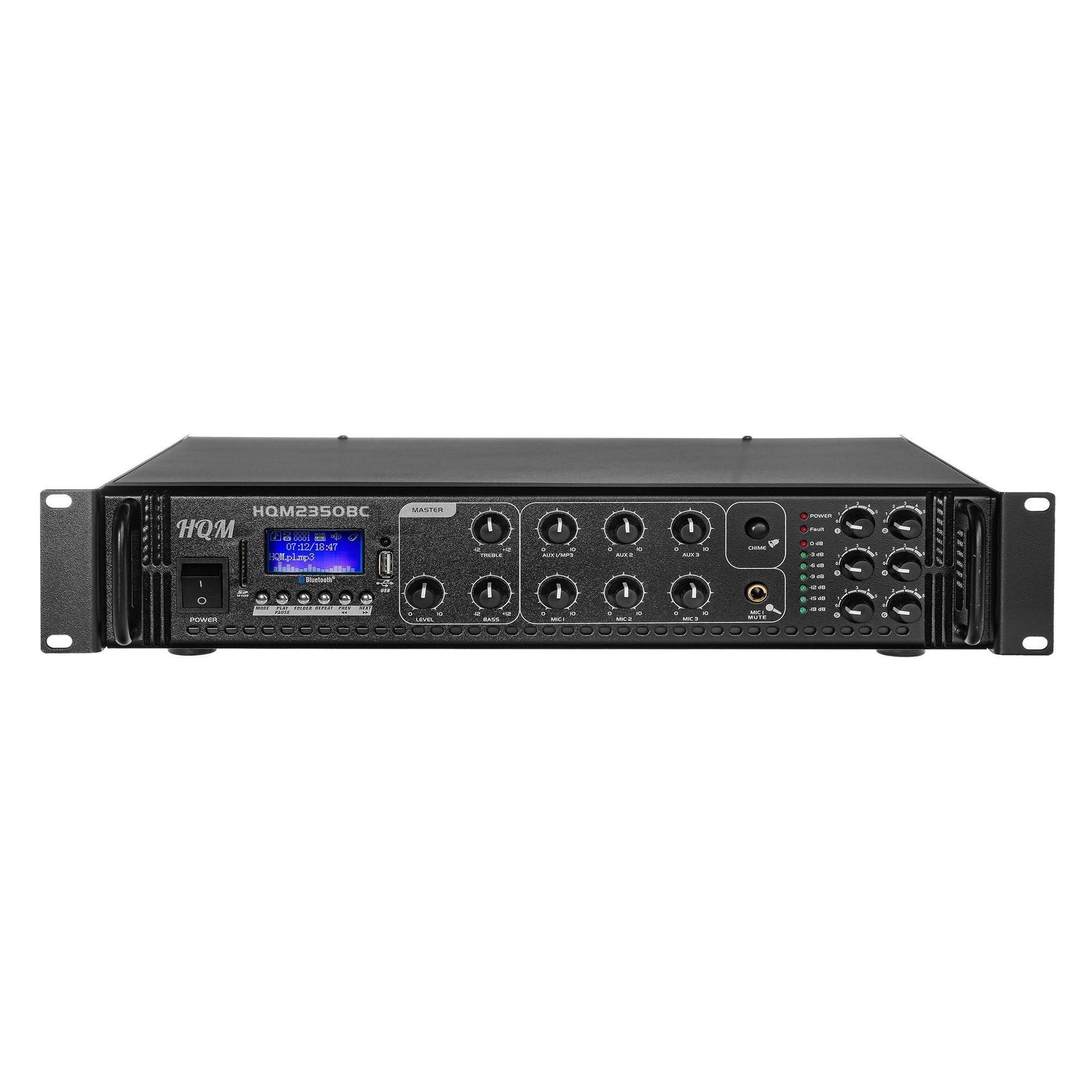 HQM FM/MP3/BLUETOOTH HQM2350BC RADIOVERSTÄRKER 350W (Verstärker) (3341)