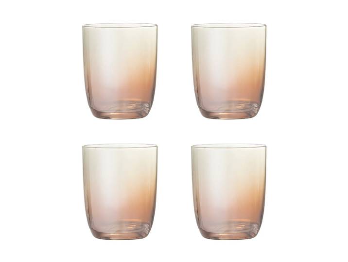 Bloomingville Verre Aston, lot de 4 Bronze