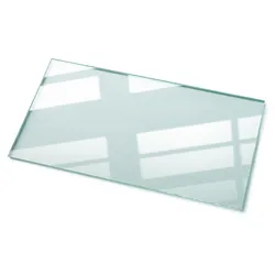 TISCHPLATTE 100 x 50 cm Transparente Glasplatte