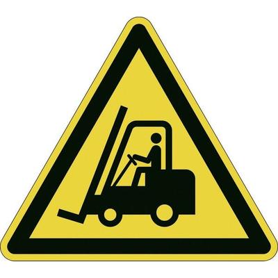 DURABLE Sicherheitskennzeichen für Bodenmarkierungen permanent, Warnung vor Flurförderzeugen 430 x 430 mm