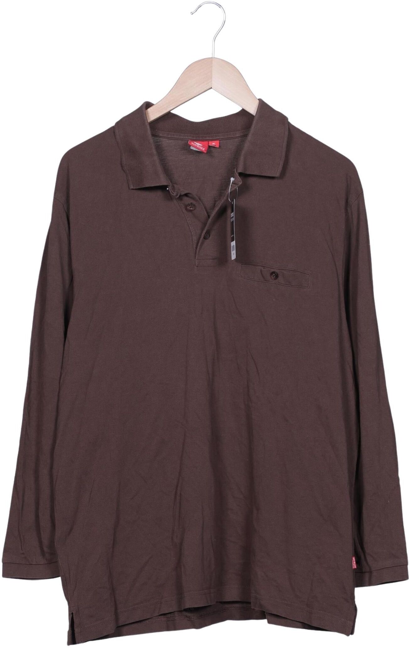 engelbert strauss Herren Langarmshirt, Braun, Gr. XL, Baumwolle - Second Hand