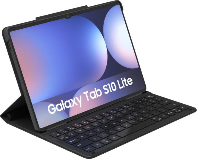 Samsung NEOS Keyboard Case met Pogopin voor Tab S10 FE/S10 Lite, zwart