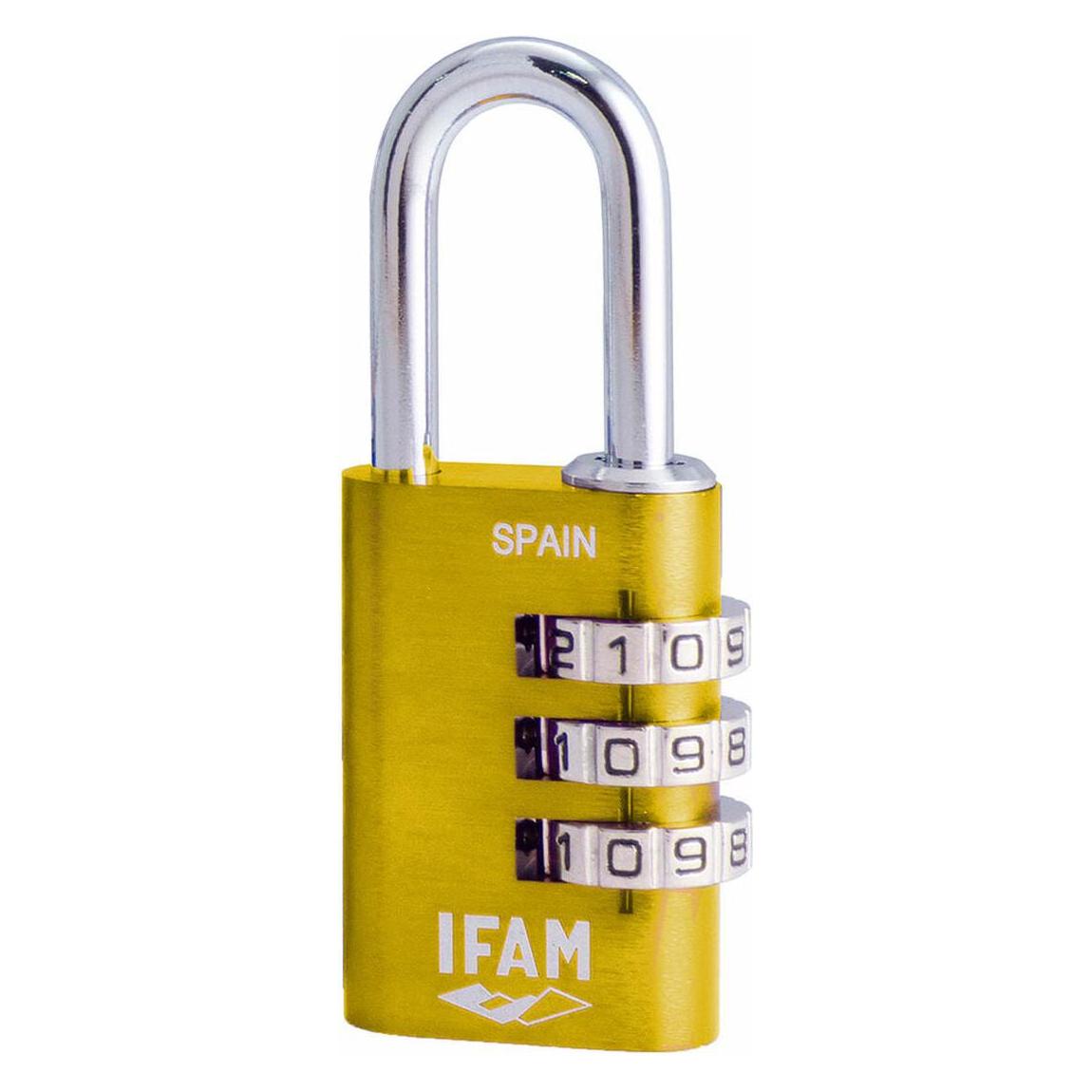 Banbu Ifam Kombinationsschloss Ifam Combi30 Metall Aluminium Gelb (45270815)