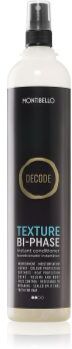 Montibello Decode Texture BI-PHASE condicionador sem enxaguar para fácil penteado de cabelo 400 ml. Decode Texture BI-PHASE
