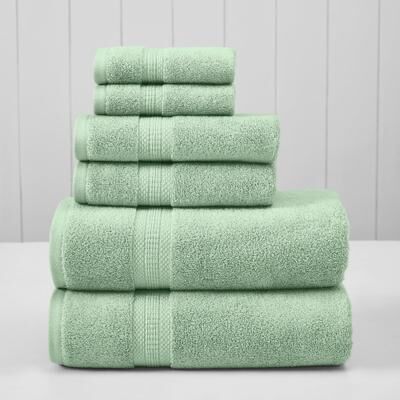 Modern Threads 6-Piece Rayon from Bamboo & Cotton Blend Towel Set
