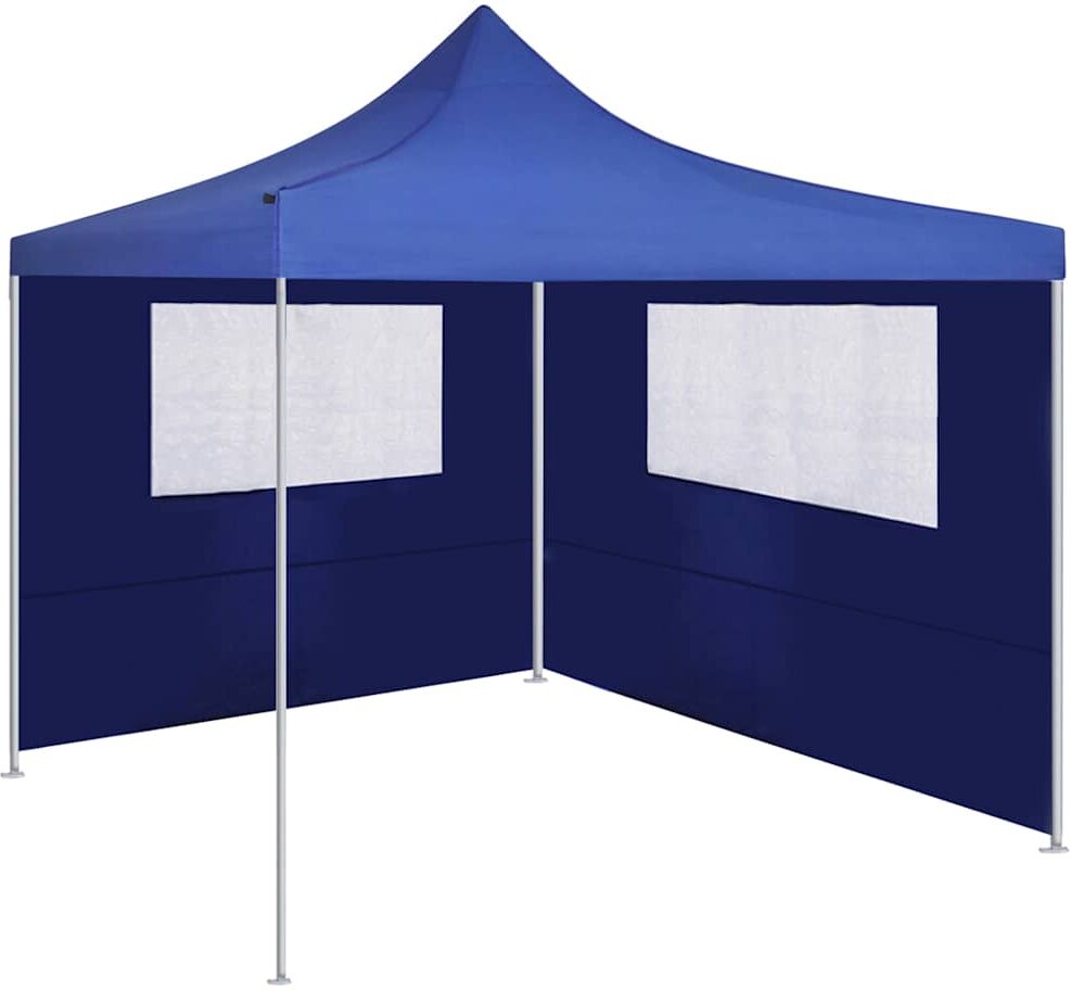 vidaXL Paroi latérale de belvédère avec fenêtres 4x2 m Bleu