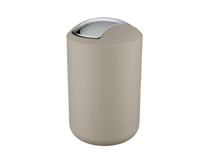 WENKO Afvalemmer Brasil L taupe