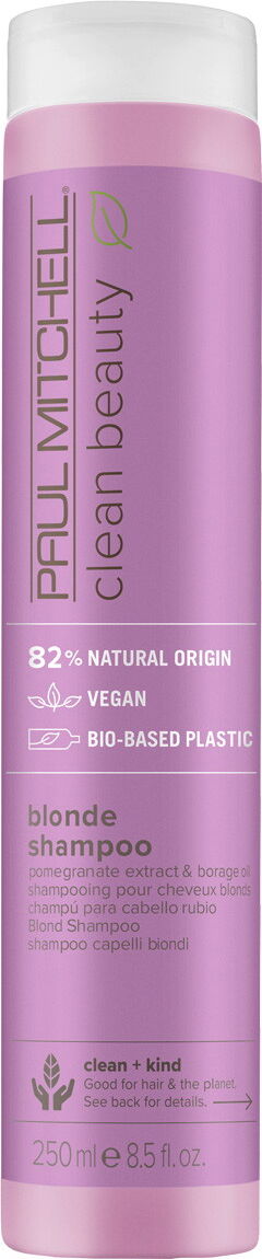 250ml Paul Mitchell Clean Beauty Blonde Shampoo
