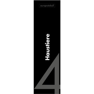europrotokoll Rückenschilder Haustiere, 53 x 186 mm, Einsteckschild, 10 Stück