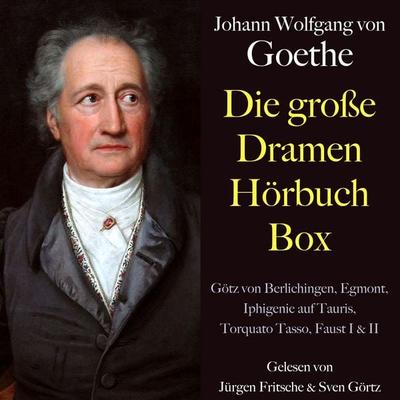 Johann Wolfgang von Goethe: Die große Dramen Hörbuch Box - Johann Wolfgang von Goethe, Audio, 9783754518298