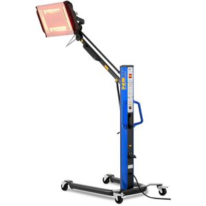 MSW Infrarot-Lacktrockner IPD-4000-4WM-220, mit 4 Leuchtröhren, 4000 W, 230 V, LCD Display, Trocknungsfläche 120 x 100cm